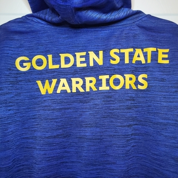 NBA Golden State Warriors Zip-up Hoodie Jacket Sz XL Blue - Picture 7 of 12